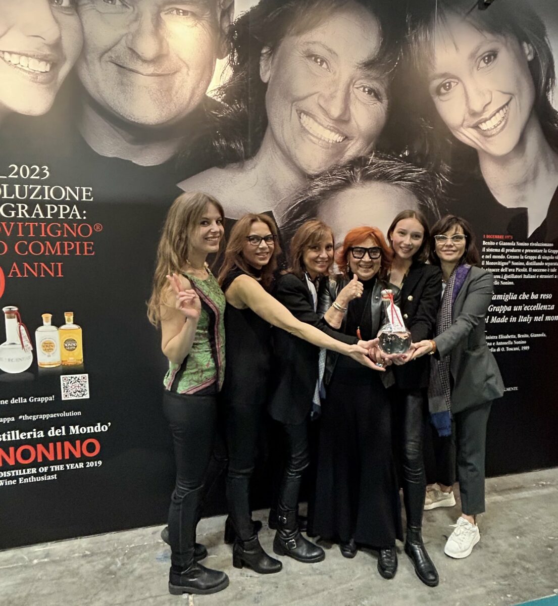 La famiglia Nonino al Vinitaly