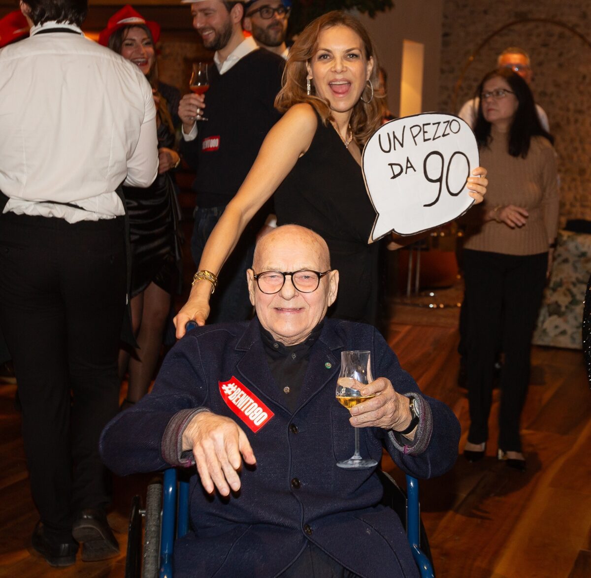 Benito con Cristina Nonino per la festa del papà!